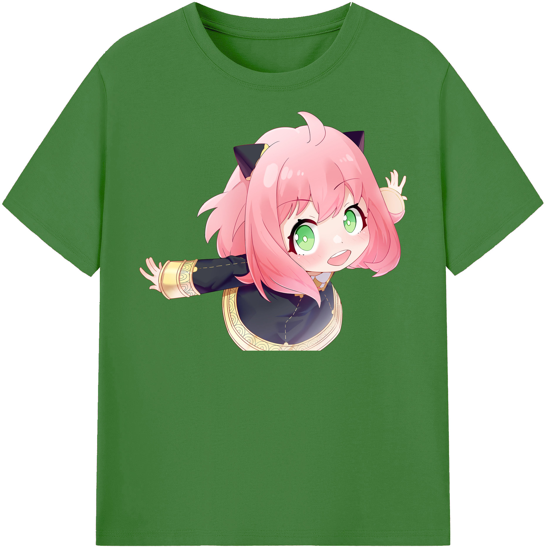 （画像用） SPY×FAMILY间谍家家酒 レディースカジュアルプリントTシャツ（綿100％）
